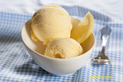 helado de limón casero