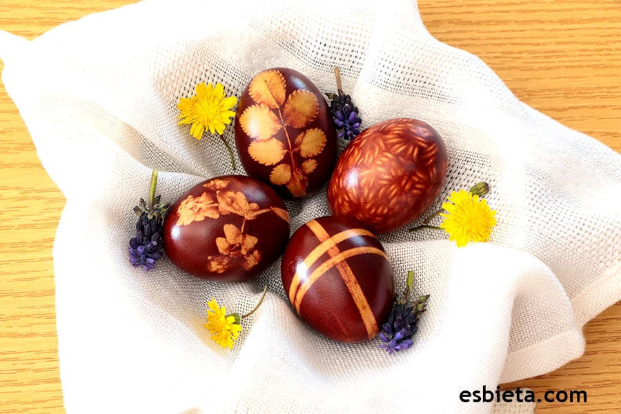 decorar huevos de Pascua con - Recetas de Esbieta