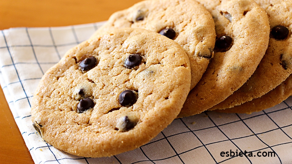 Cookies originales - Galletas de choco chips - Recetas de Esbieta