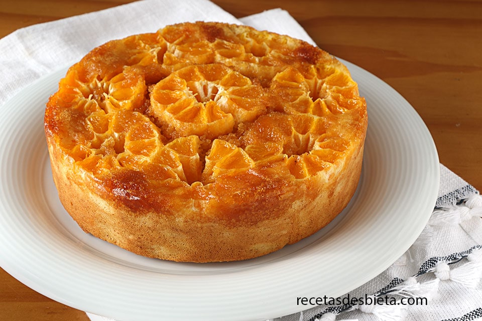 tarta de mandarinas