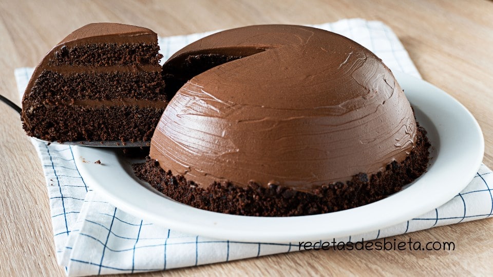 tarta de chocolate al microondas